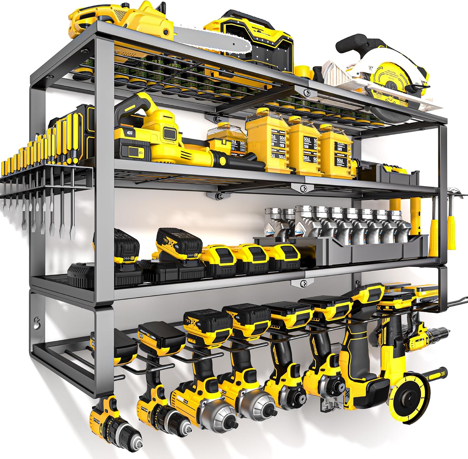 Power Tools Toolstation - Organisateur mural pour outils électriques de