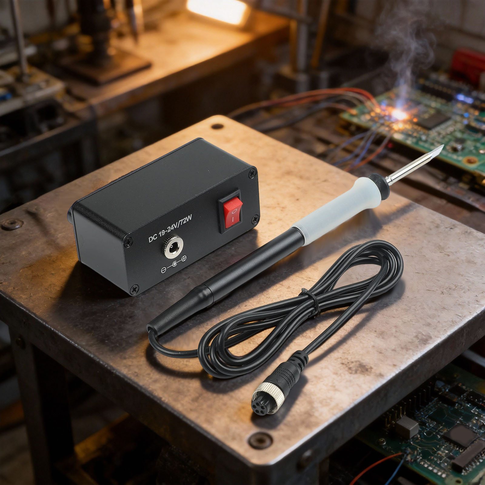 Power Tools Toolstation - Station de soudage numérique t12 avec