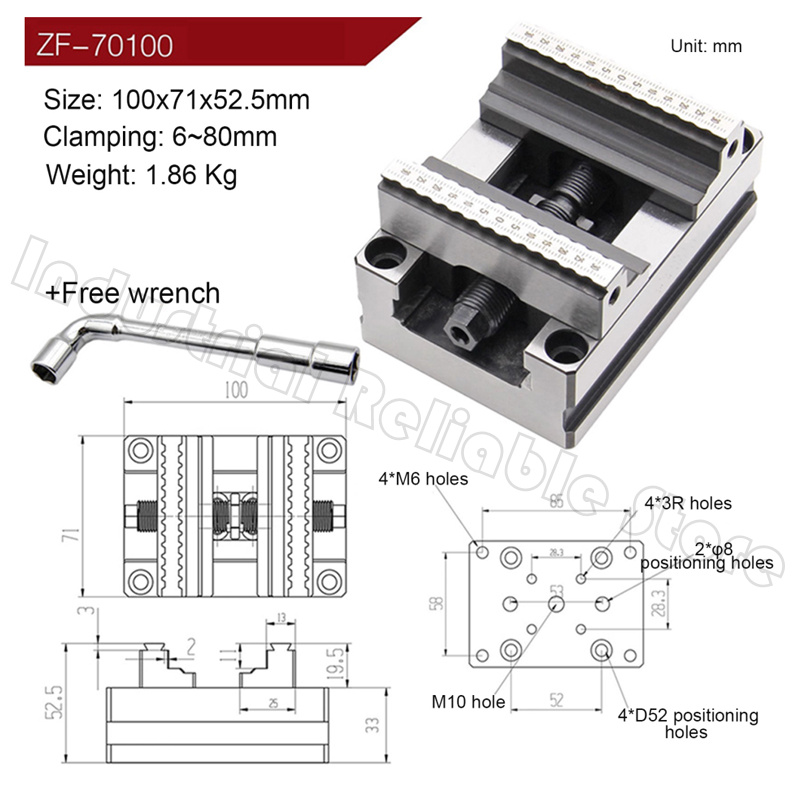 Étau auto-centrant CNC, quatre - Power Tools Toolstation avis et prix