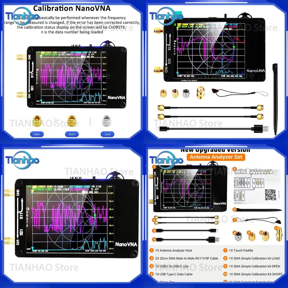 NanoVNA-H TFT 2,8 pouces améli - Power Tools Vector avis et prix