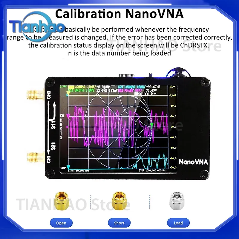 NanoVNA-H TFT 2,8 pouces améli - Power Tools Vector avis et prix