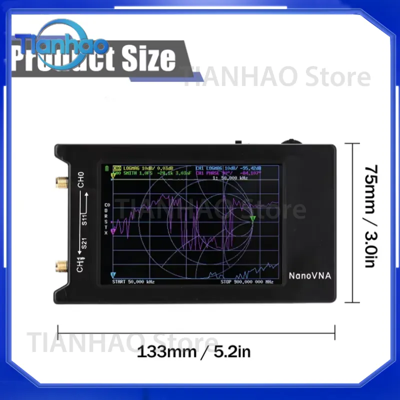 Analyseur d'antenne Nano VNA-H - Power Tools Vector avis et prix