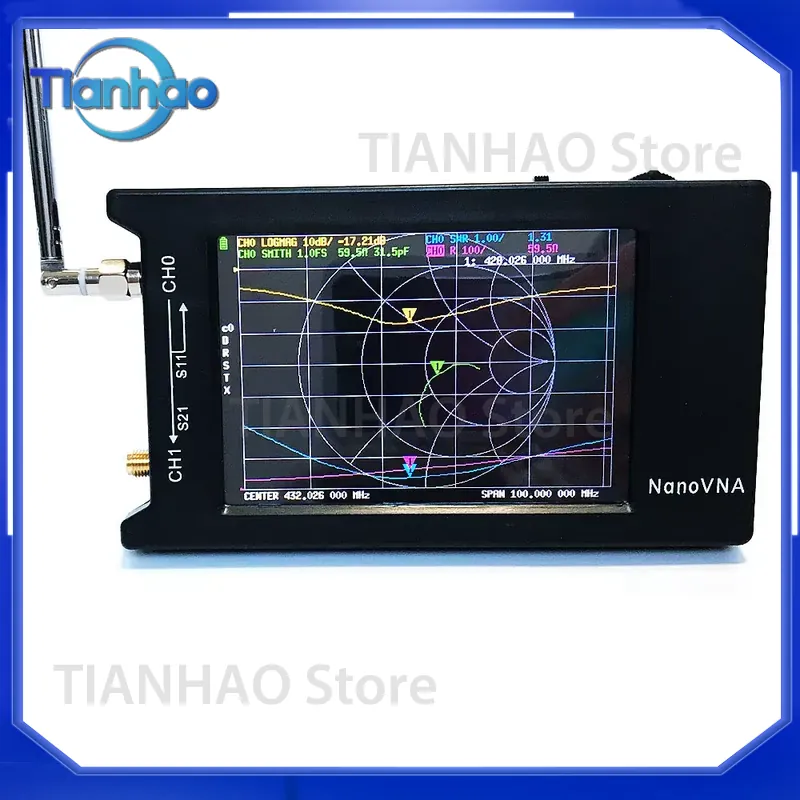 NanoVNA-H4 pour analyseur d'an - Power Tools Vector avis et prix