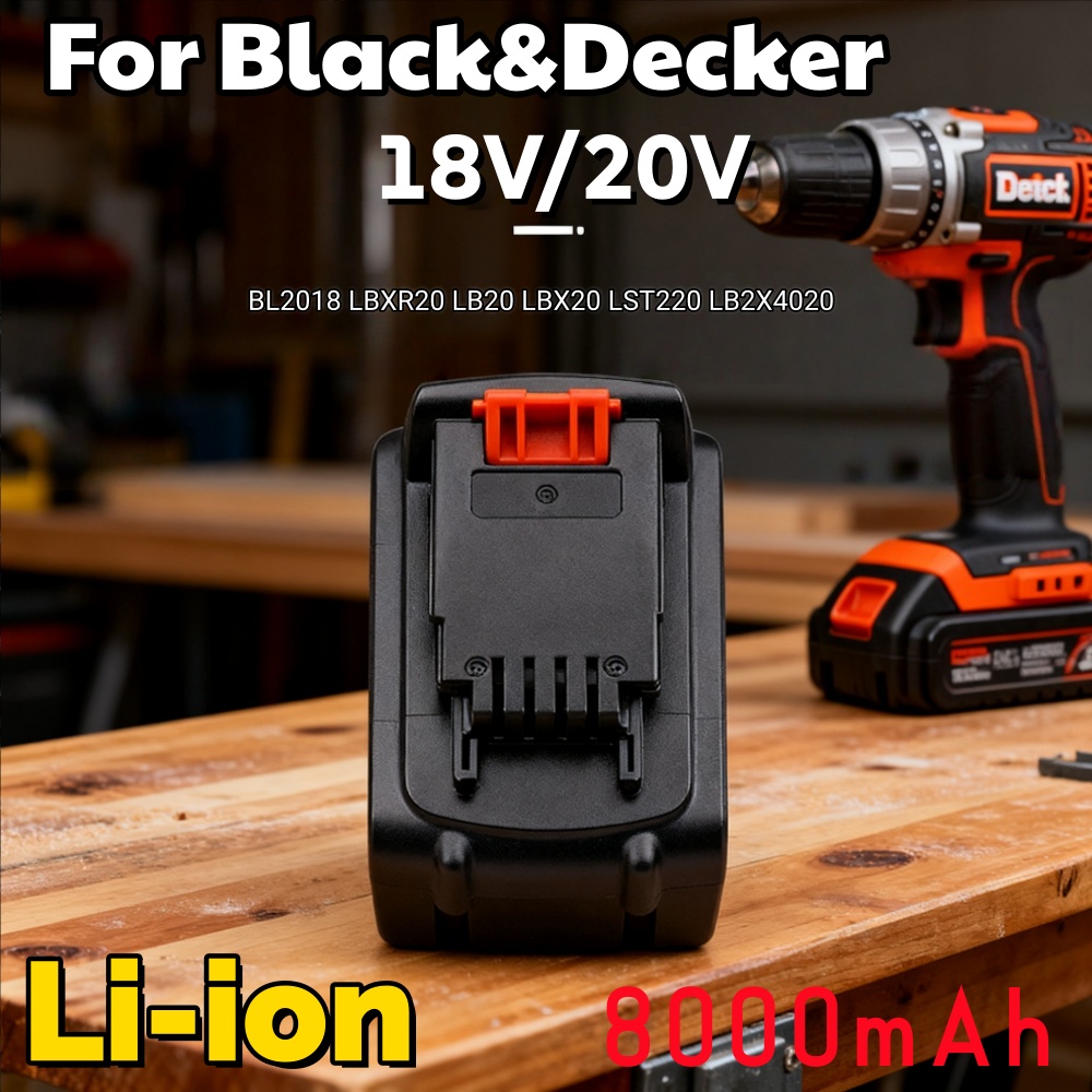 Batterie longue durée 20V 8000 - Black+Decker Tool 20V Max avis et prix
